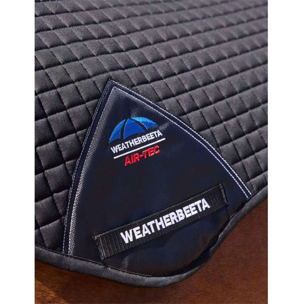 WeatherBeeta Tapis de Selle Prime Air-Tec de Saut Noir