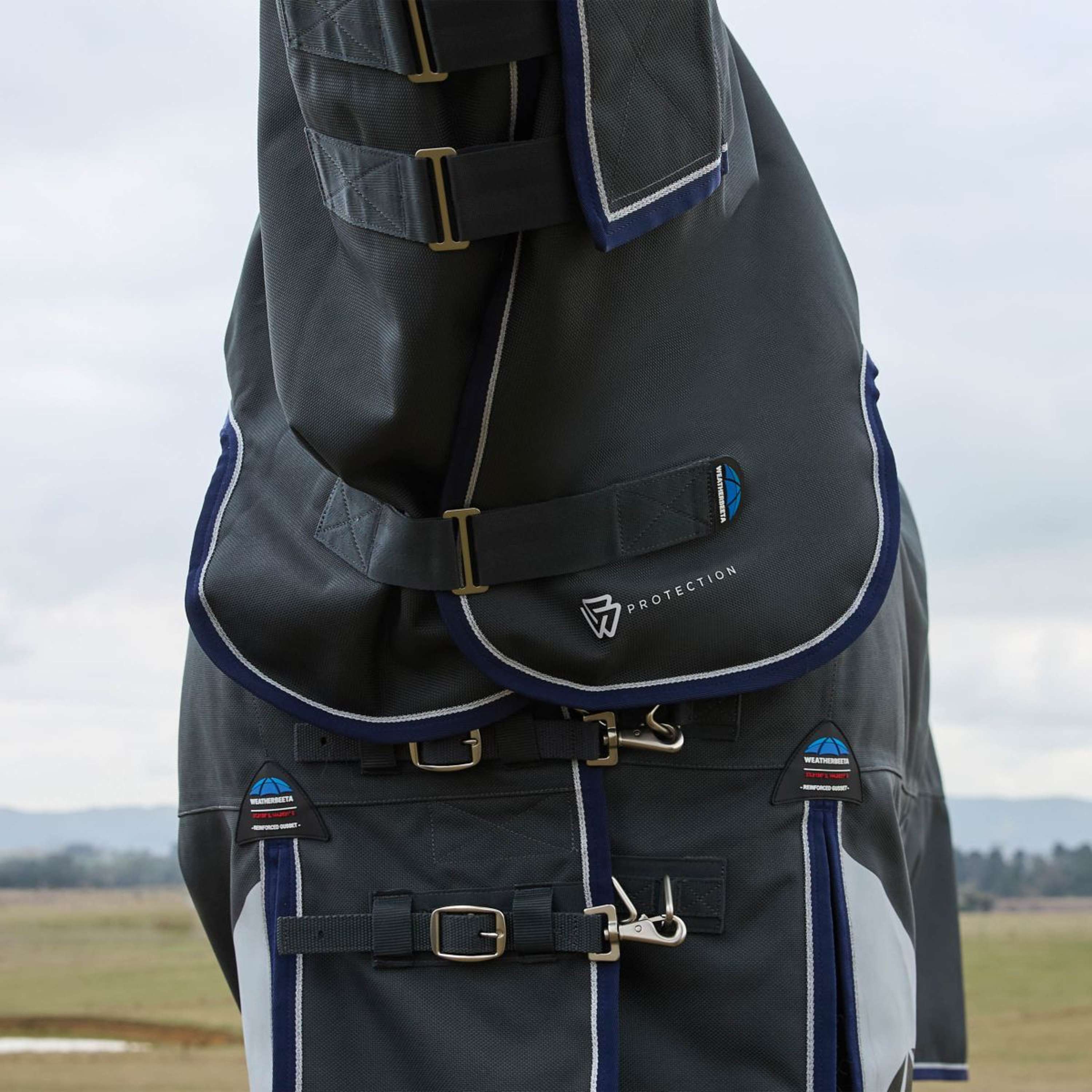 WeatherBeeta ComFiTec Ultra Turnout Detach-A-Neck 360g Charbon