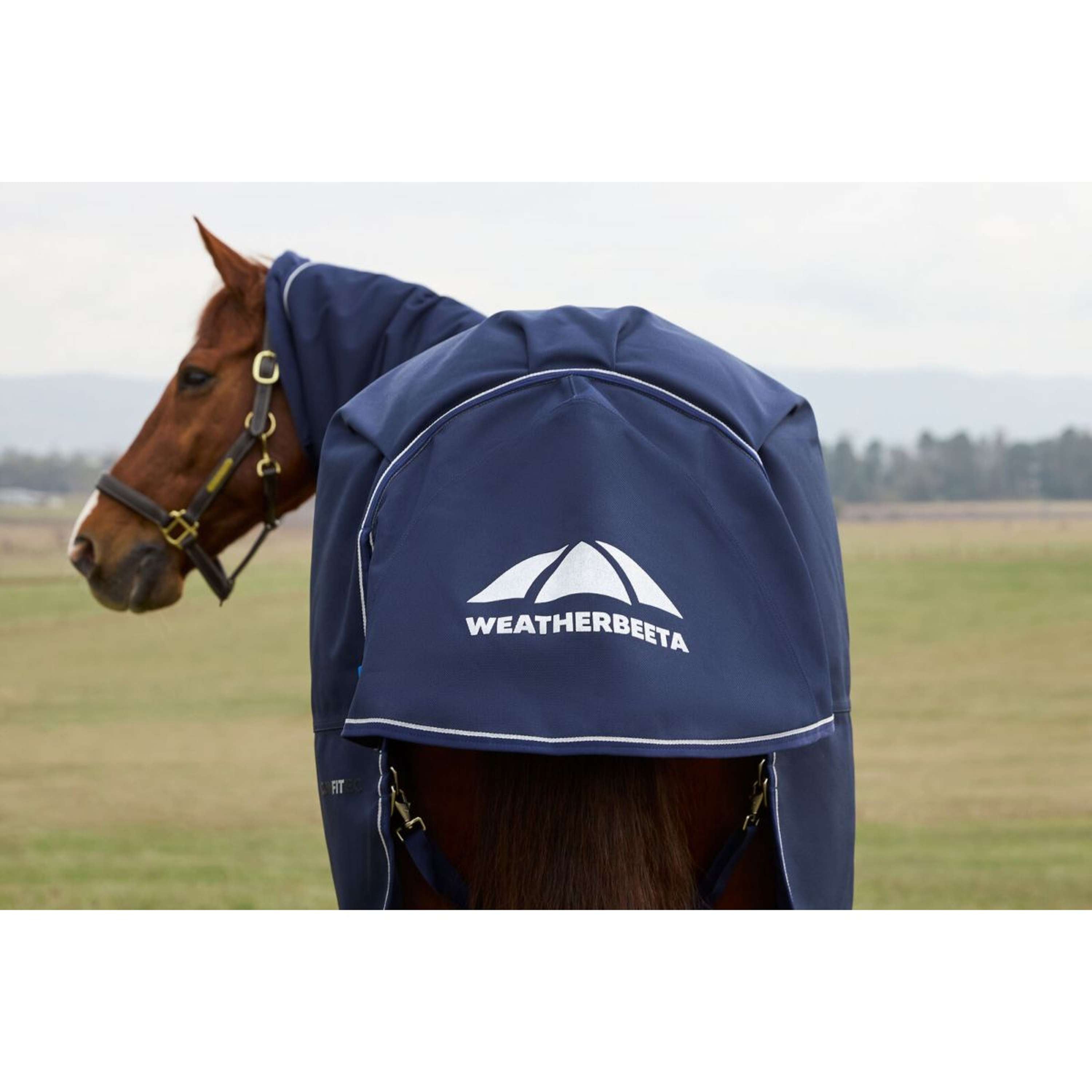 WeatherBeeta ComFiTec Ultra Turnout Detach-A-Neck 220g Marin