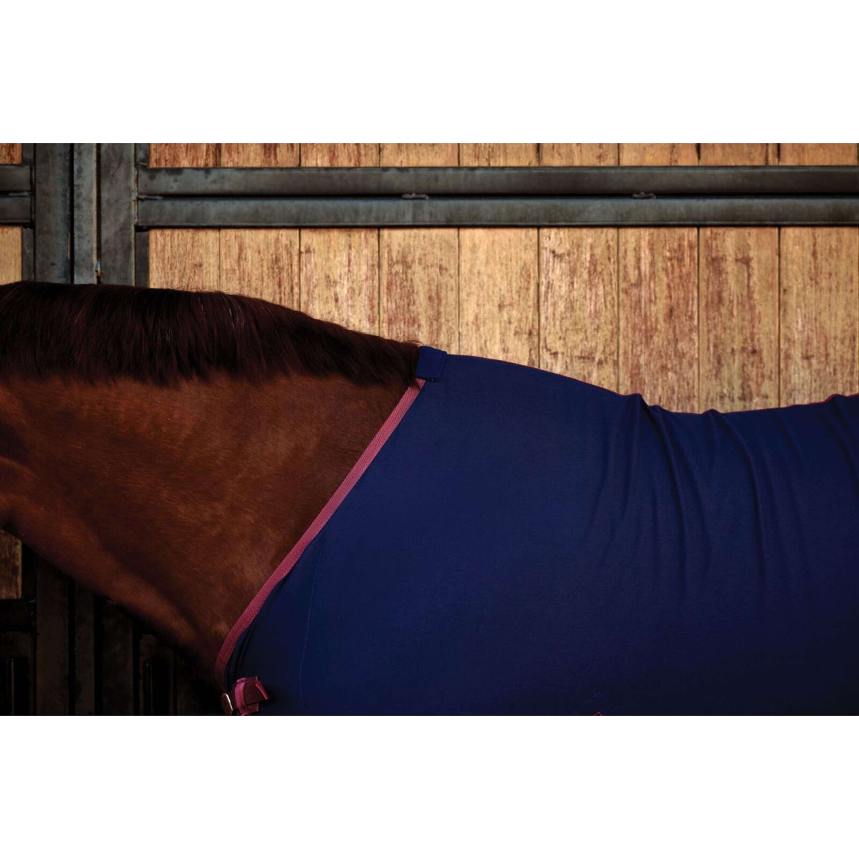 WeatherBeeta Chemise Rafraîchissante Cotton Sheet Standard Neck Marine/Bordeaux