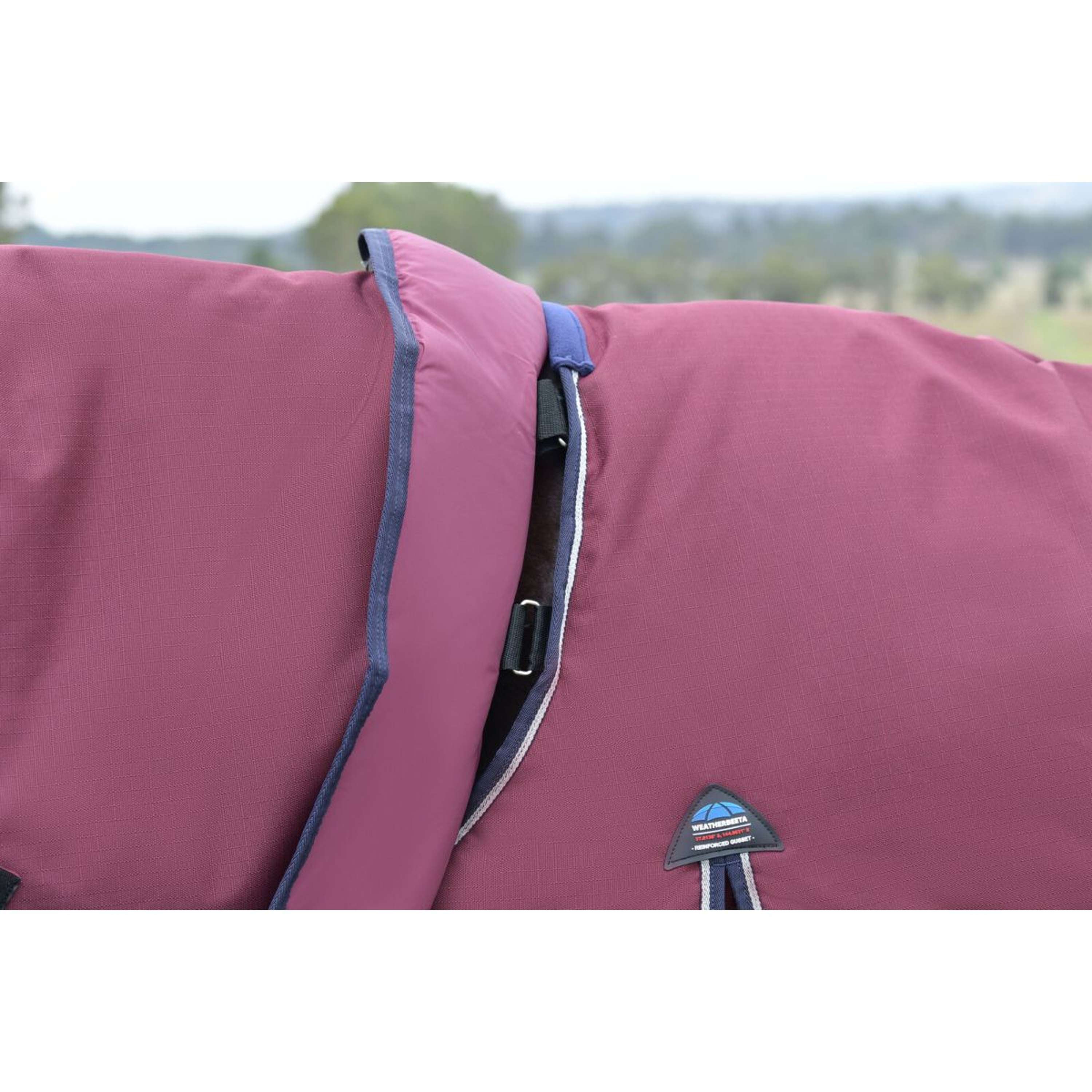 WeatherBeeta ComFiTec Essential Turnout Detach-A-Neck 220g Bourgogne/Marine