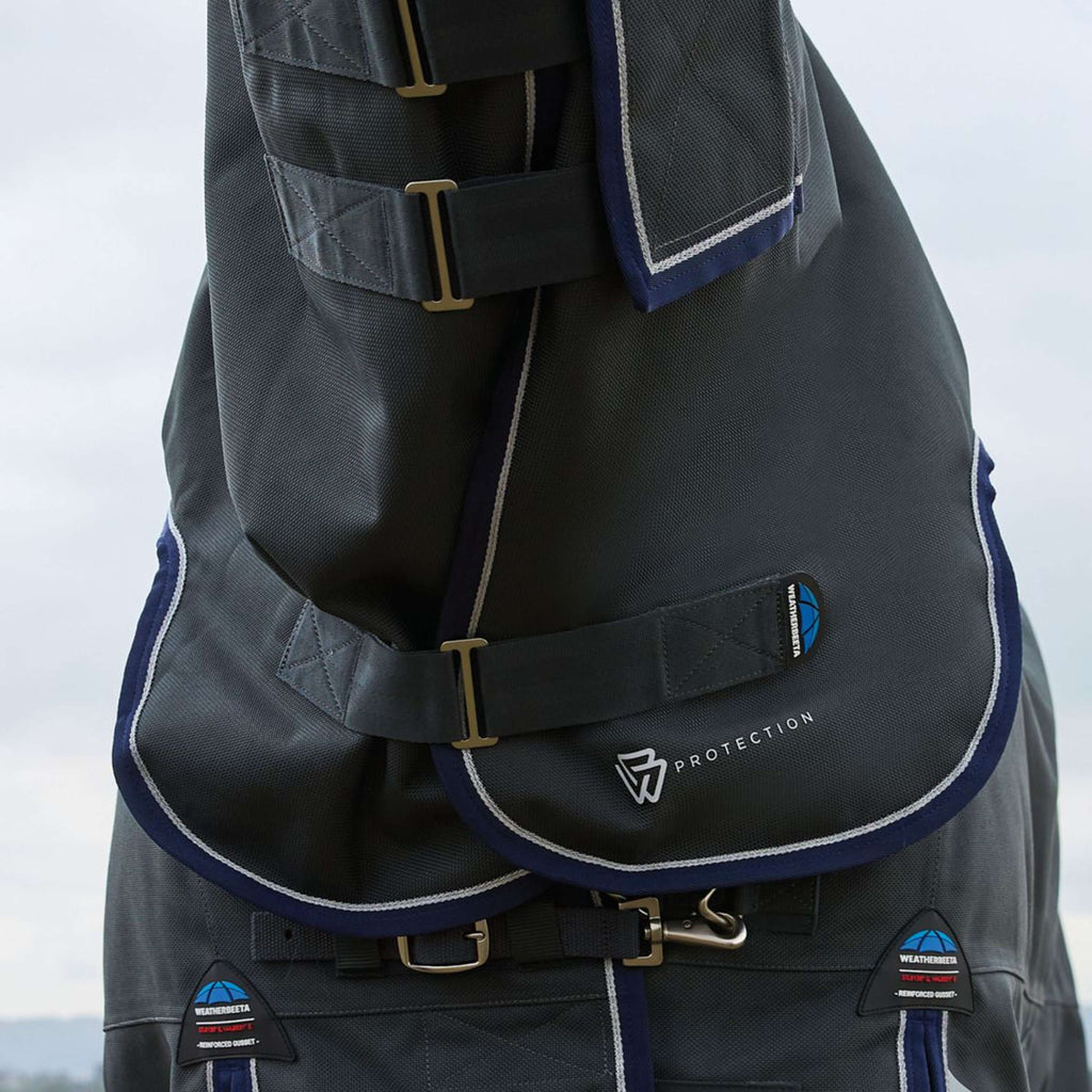 WeatherBeeta ComFiTec Ultra Turnout Neck Cover 220g Charbon